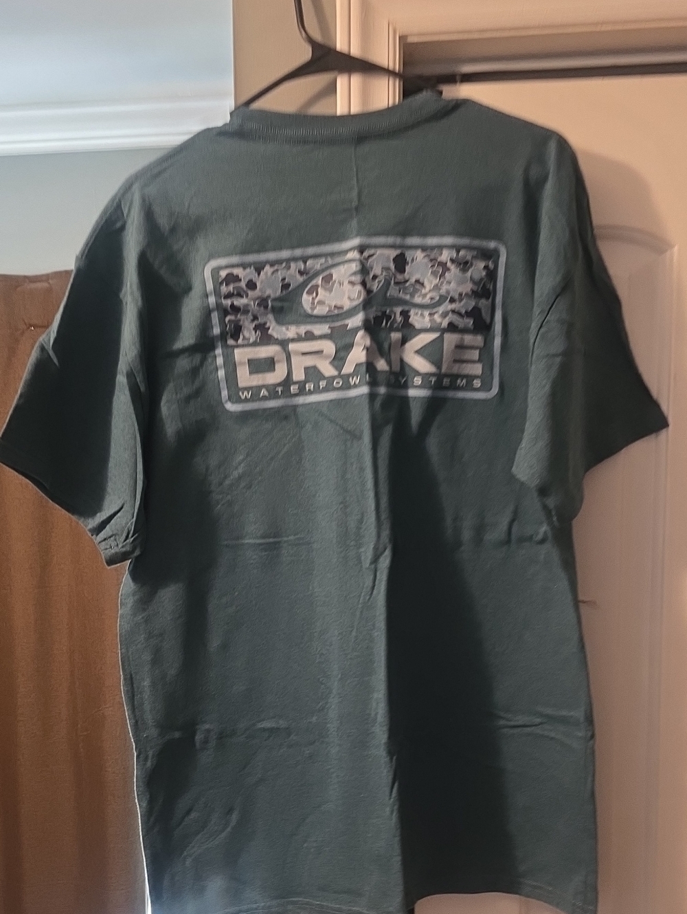 Drake Waterfowl Systems Men's Forest Green Short Sleeve Logo Tee